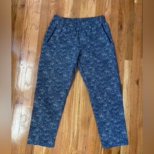 Outdoor Voices Blue Patterned Joggers